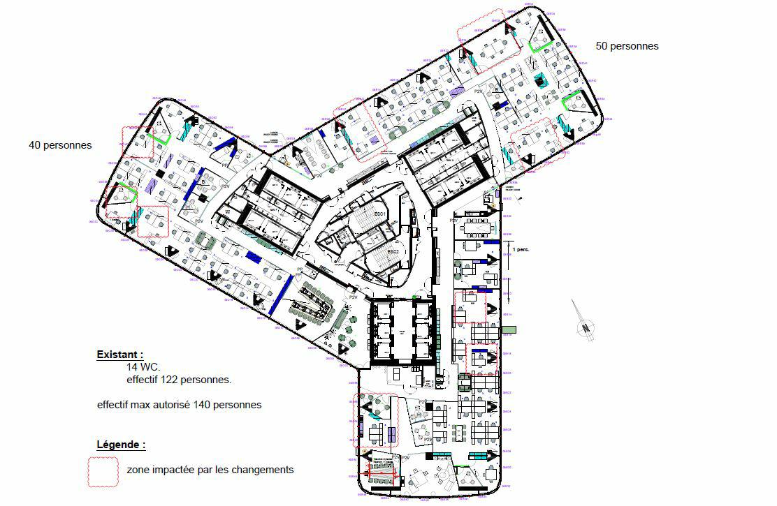 Bureau La Défense 12717m² Location bureau Courbevoie Hauts-de-Seine OLBUR2100402 15